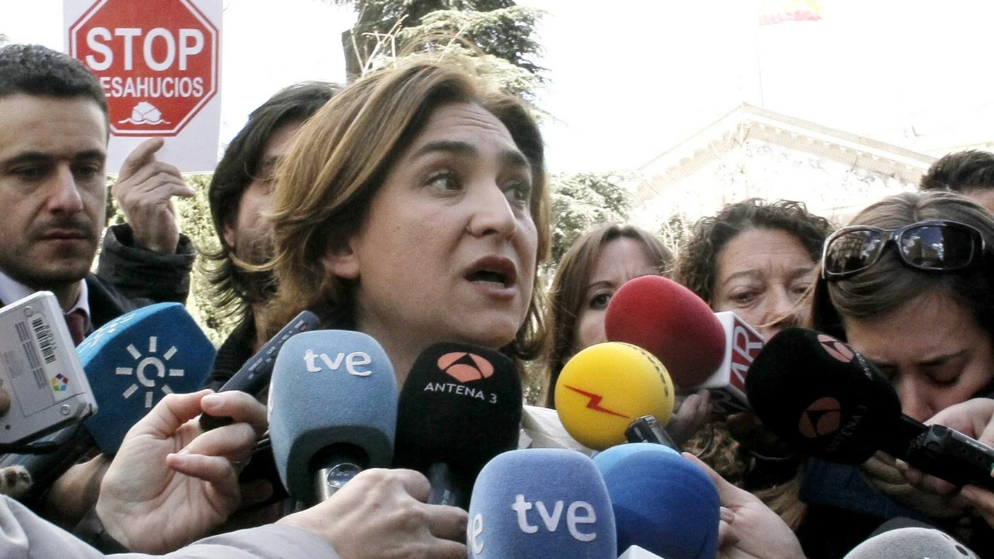 La exportavoz de la Plataforma de Afectados por la Hipoteca, Ada Colau. La exportavoz de la Plataforma de Afectados por la Hipoteca, Ada Colau.