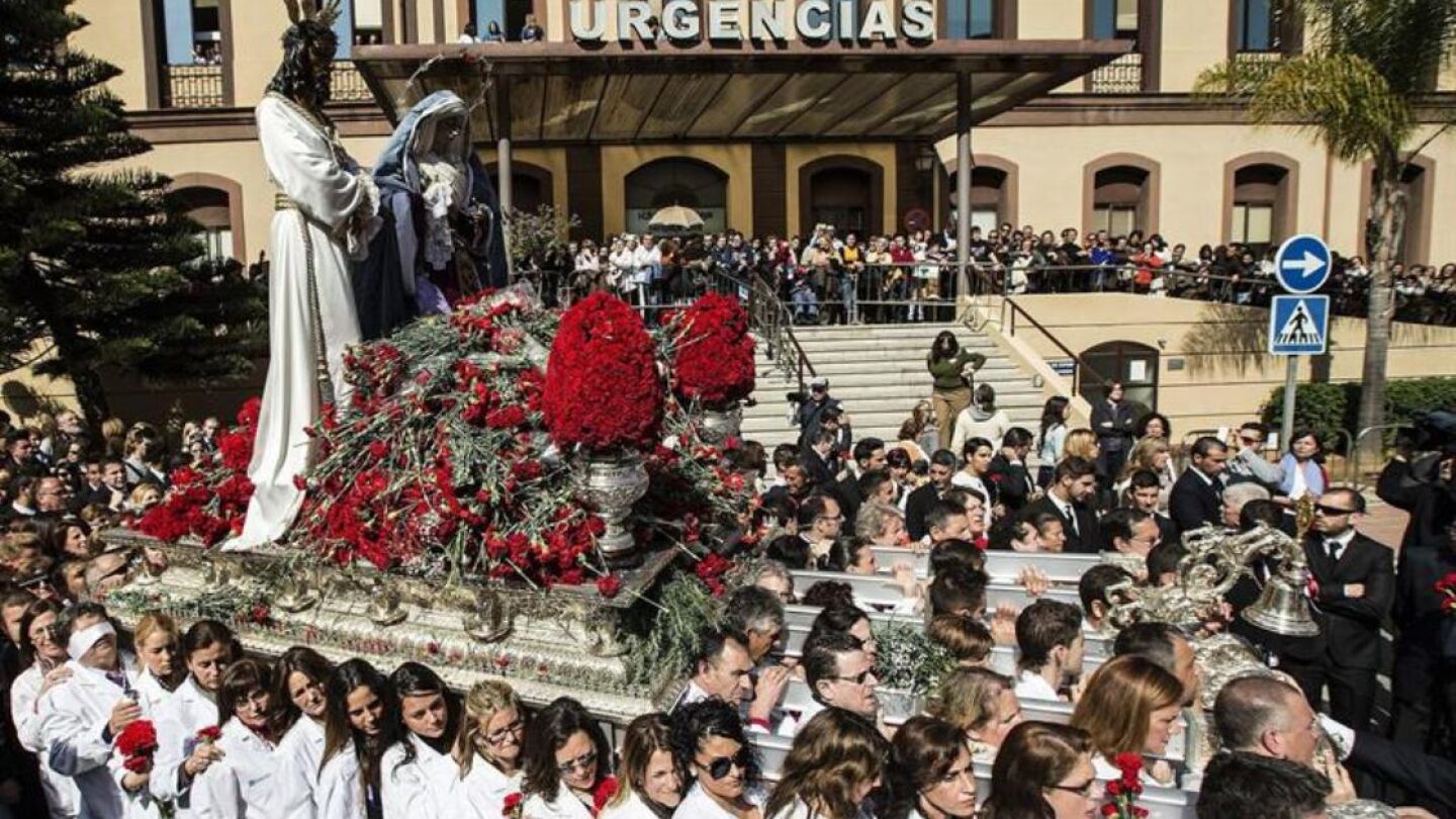 Procesi&oacute;n de Semana Santa en M&aacute;laga (Archivo)