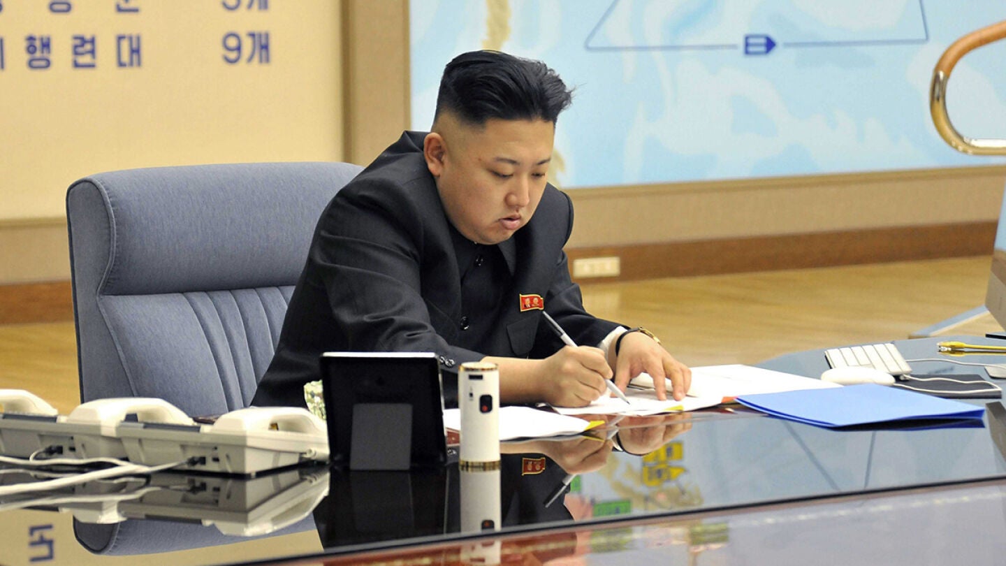 El l&iacute;der norcoreano, Kim Jong-un