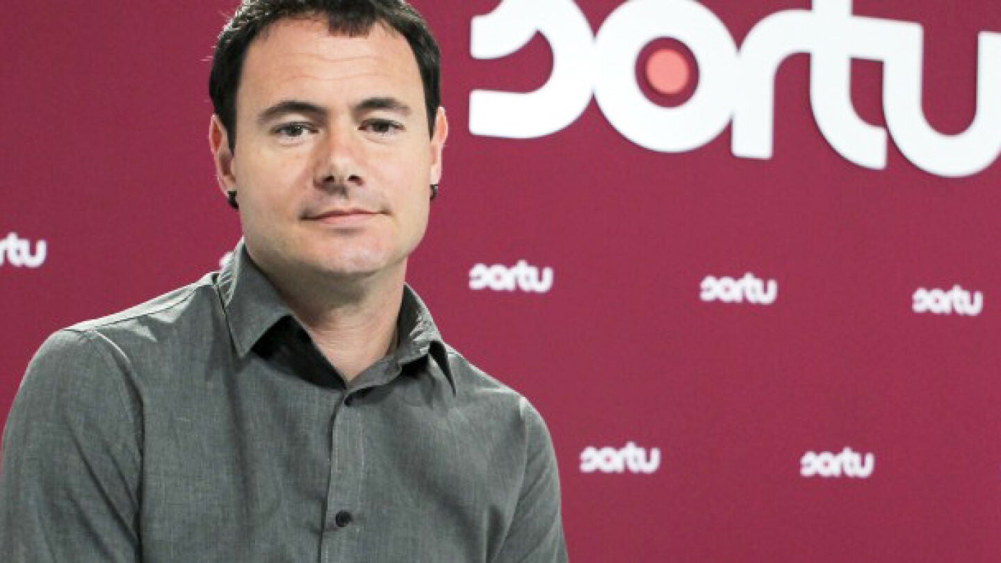 El presidente de Sortu, Hasier Arraiz.