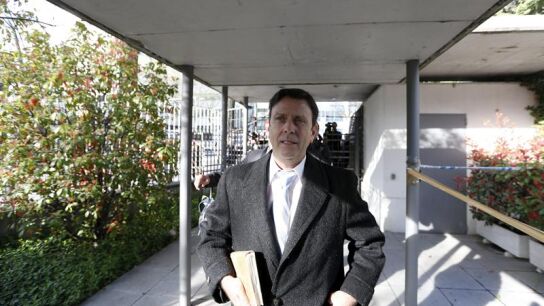 El m&eacute;dico Eufemiano Fuentes, a su llegada a la &uacute;ltima sesi&oacute;n del juicio de la Operaci&oacute;n Puerto