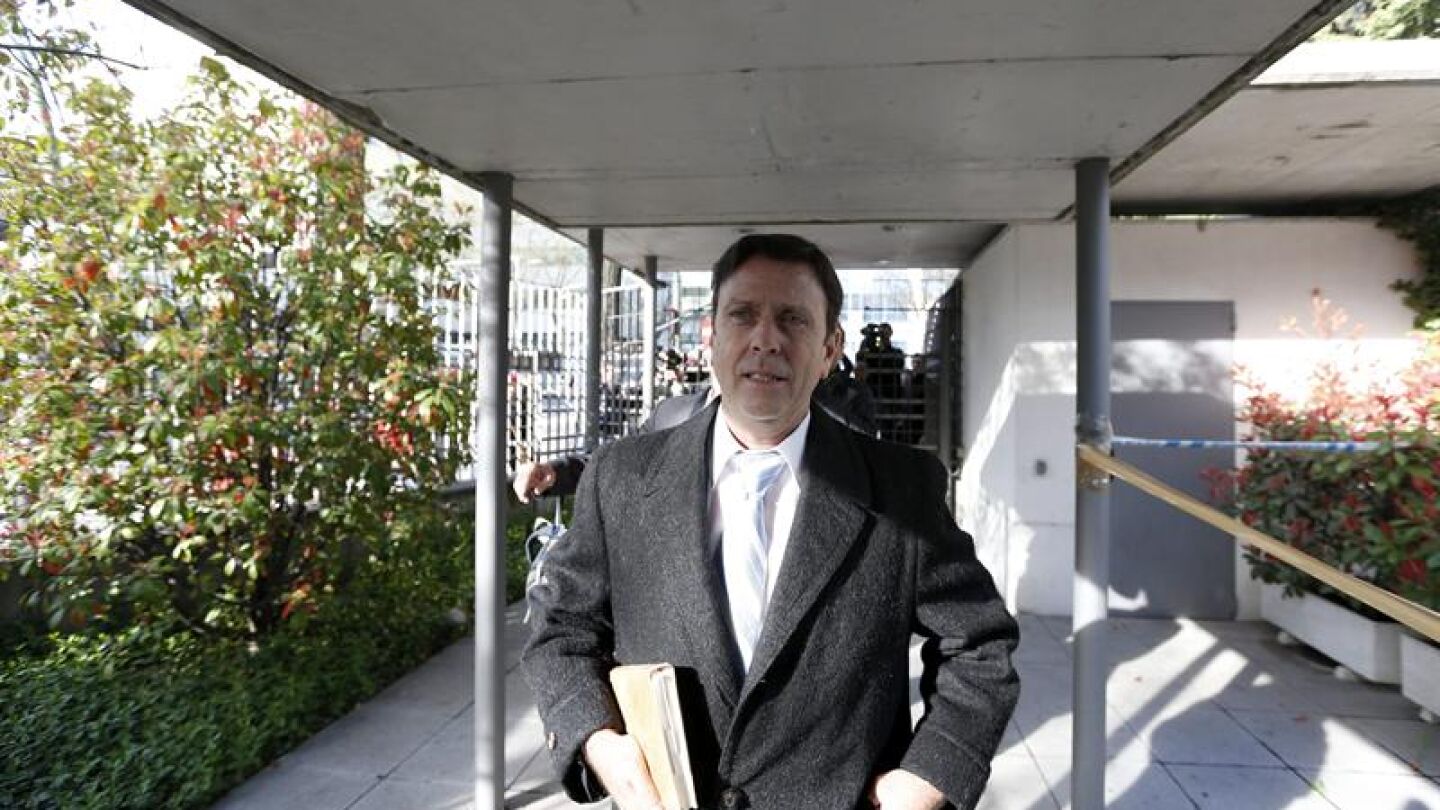 El m&eacute;dico Eufemiano Fuentes, a su llegada a la &uacute;ltima sesi&oacute;n del juicio de la Operaci&oacute;n Puerto