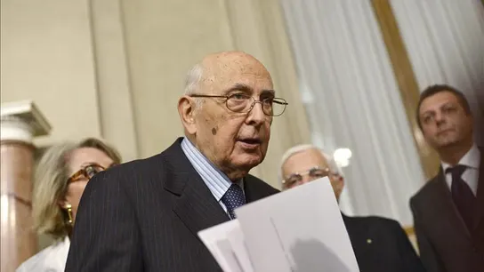El presidente de Italia, Giorgio Napolitano El presidente de Italia, Giorgio Napolitano