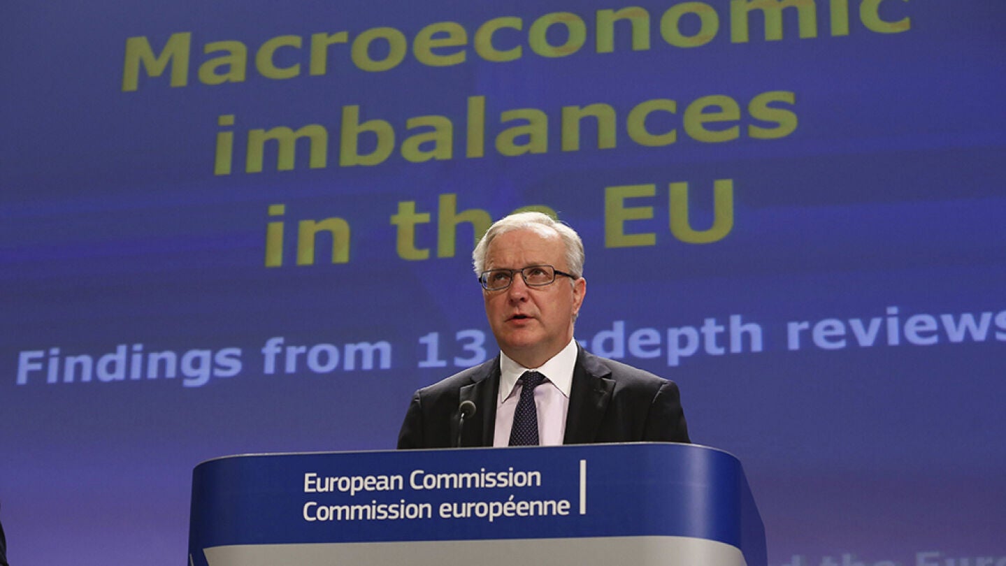 El comisario de Asuntos Econ&oacute;micos y Financieros de la UE, Oli Rehn