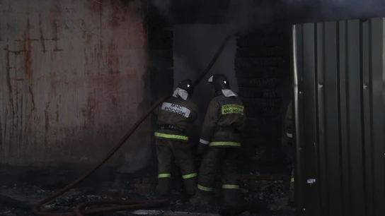 Un incendio en Moscú Un incendio en Moscú