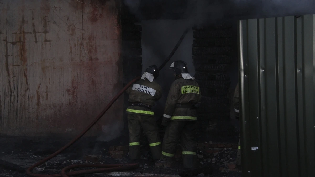 Un incendio en Moscú