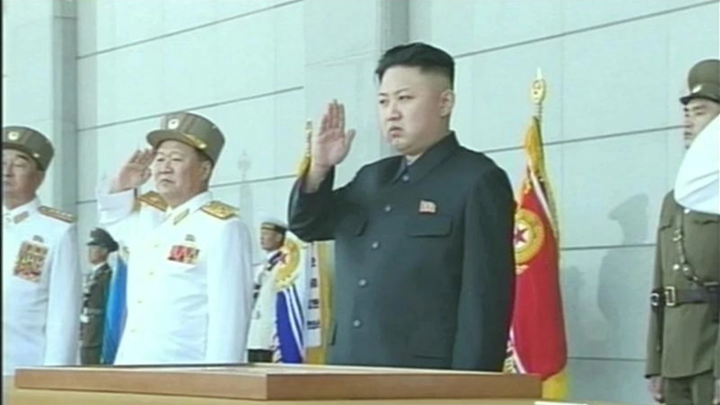 El líder norcoreano Kim Jong-un durante una ceremonia en el Palacio Kumsusan El líder norcoreano Kim Jong-un durante una ceremonia en el Palacio Kumsusan