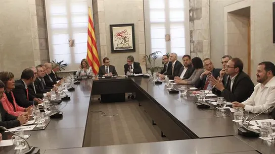 Reunión de los partidos catalanes sobre el derecho a decidir Reunión de los partidos catalanes sobre el derecho a decidir