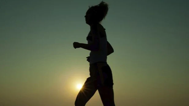 Mujer haciendo ejercicio Mujer haciendo ejercicio