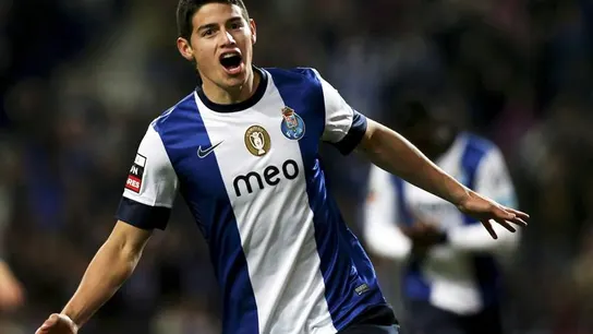 James Rodríguez celebrando un gol con el Oporto, equipo del que ha sido traspasado al Mónaco James Rodríguez celebrando un gol con el Oporto, equipo del que ha sido traspasado al Mónaco