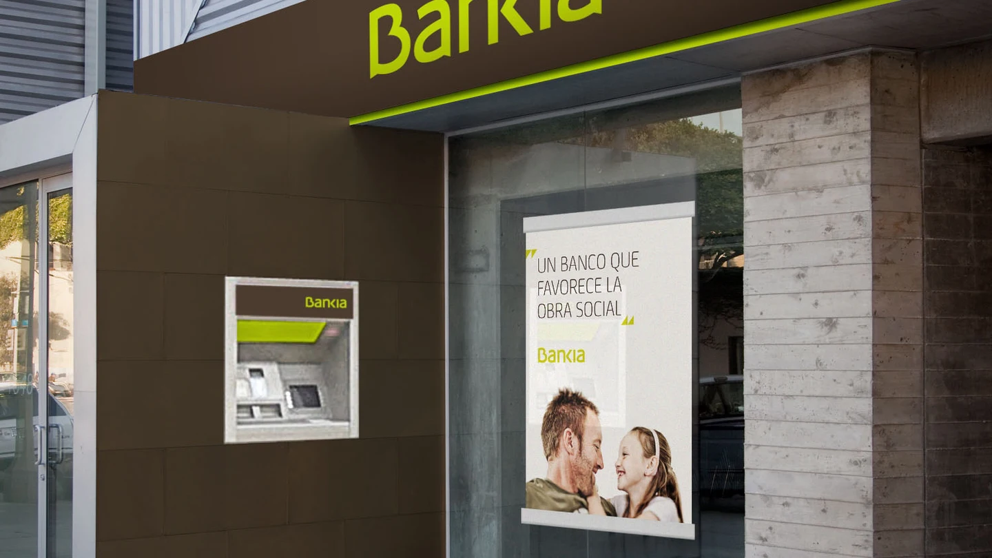 La fachada de una agencia de Bankia La fachada de una agencia de Bankia