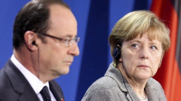 Hollande y Merkel