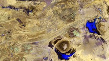 Gran desierto de sal en Irán