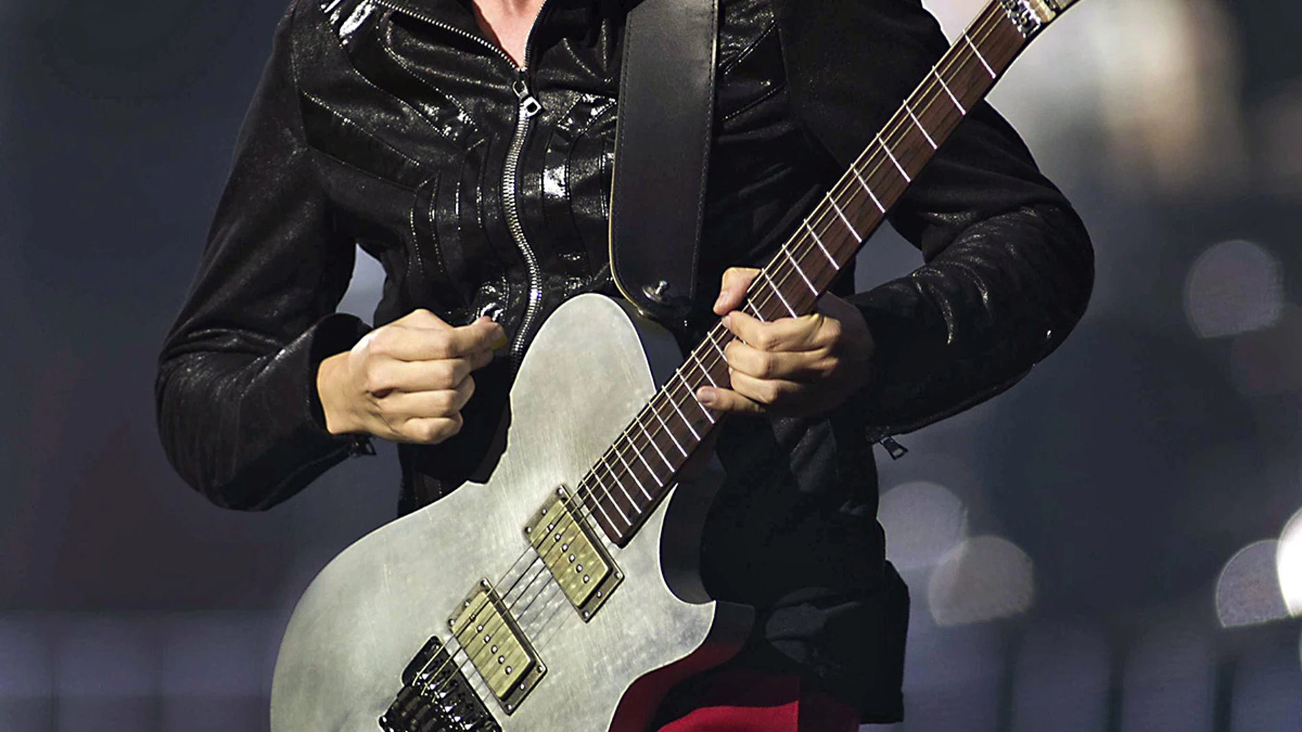 Matthew Bellamy, guitarrista y vocalista de la banda británica Muse