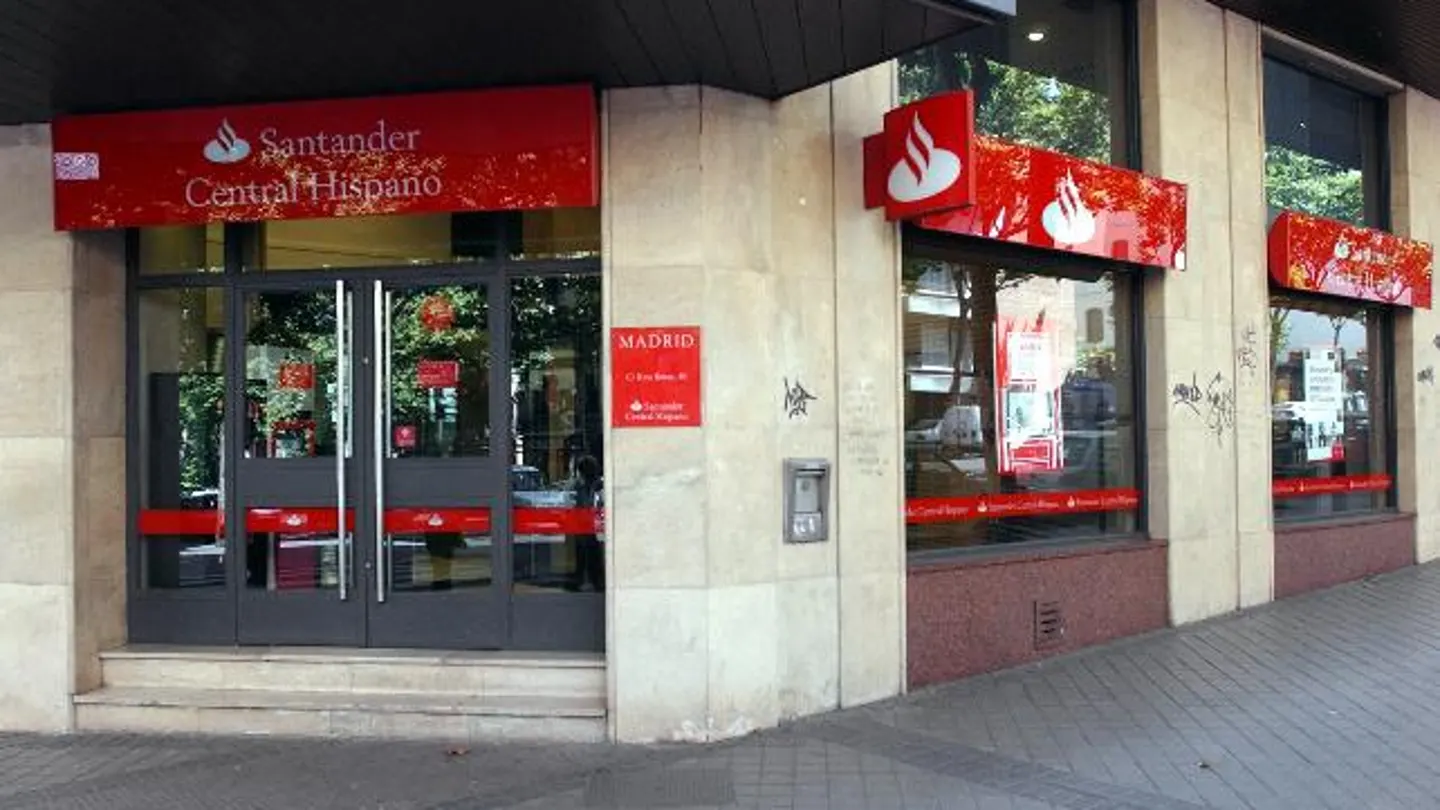 Una sucursal del banco Santander Una sucursal del banco Santander