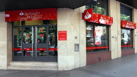 Una sucursal del banco Santander Una sucursal del banco Santander