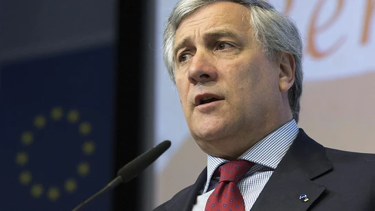 El comisario de Industria y Emprendimiento, Antonio Tajani El comisario de Industria y Emprendimiento, Antonio Tajani