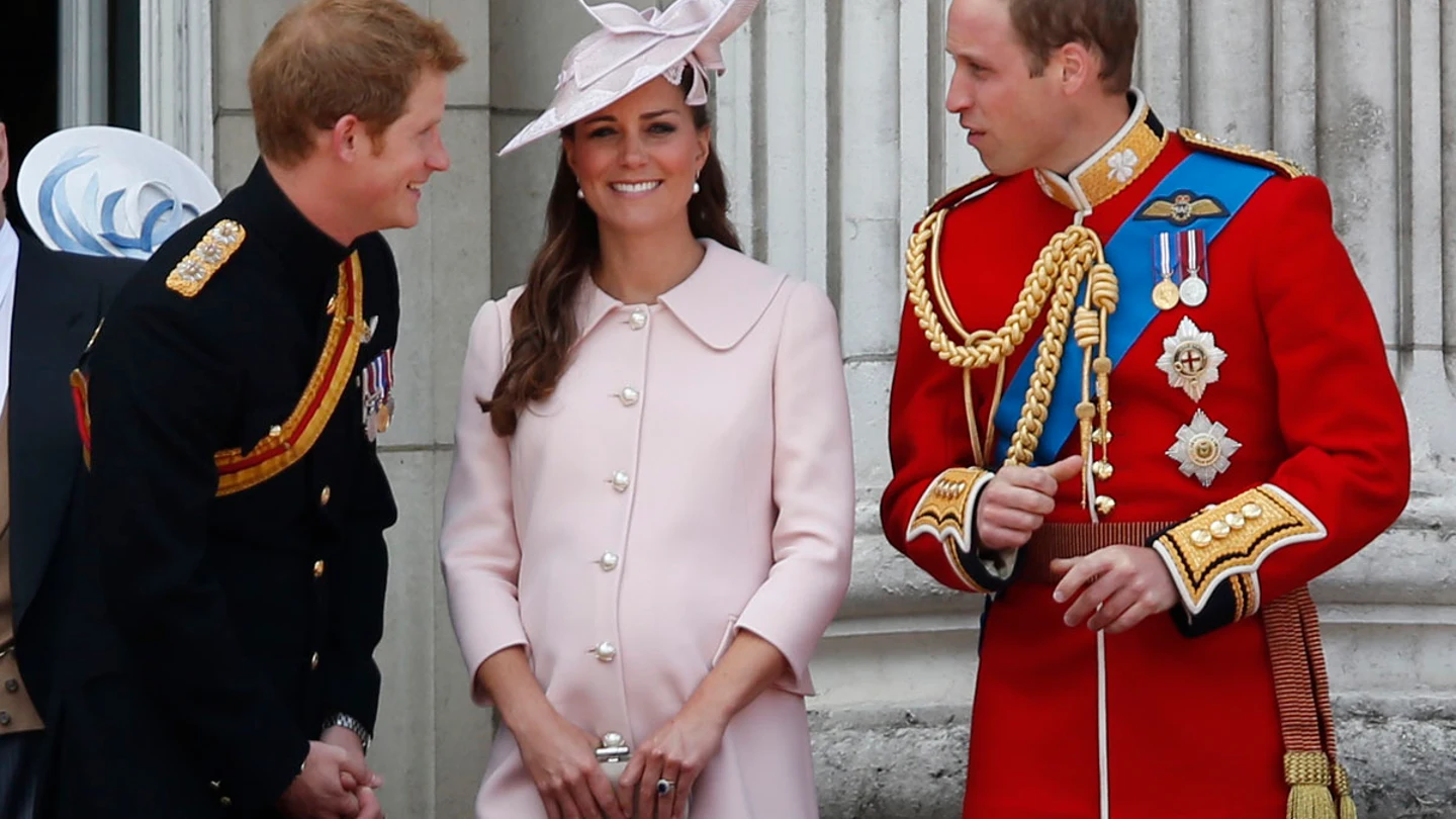 Kate Middleton durante su última aparición antes de dar a luz Kate Middleton durante su última aparición antes de dar a luz