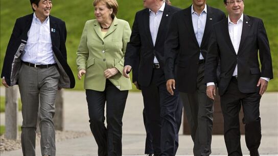 Los l&iacute;deres del G8 