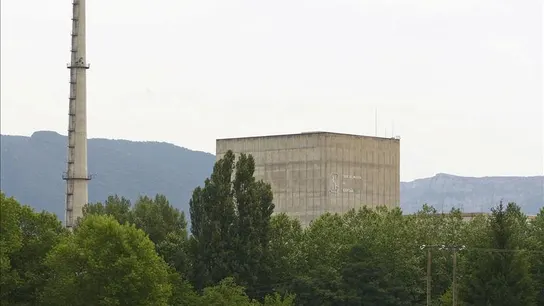 Imagen del exterior de la central nuclear de Garoña. Imagen del exterior de la central nuclear de Garoña.