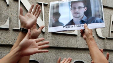 Apoyo de la calle a Snowden