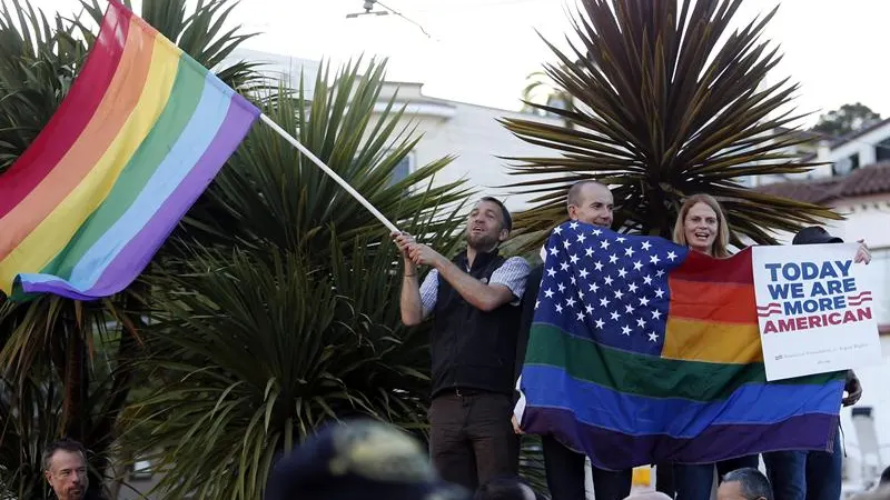 Manifestación a favor del orgullo