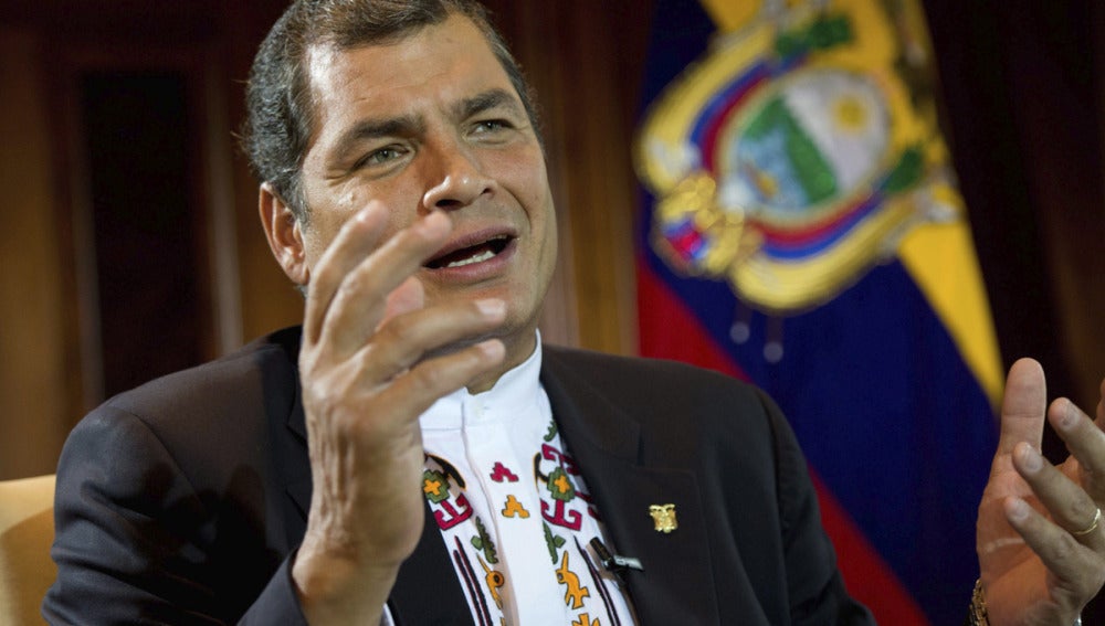 El presidente ecuatoriano, Rafael Correa. 