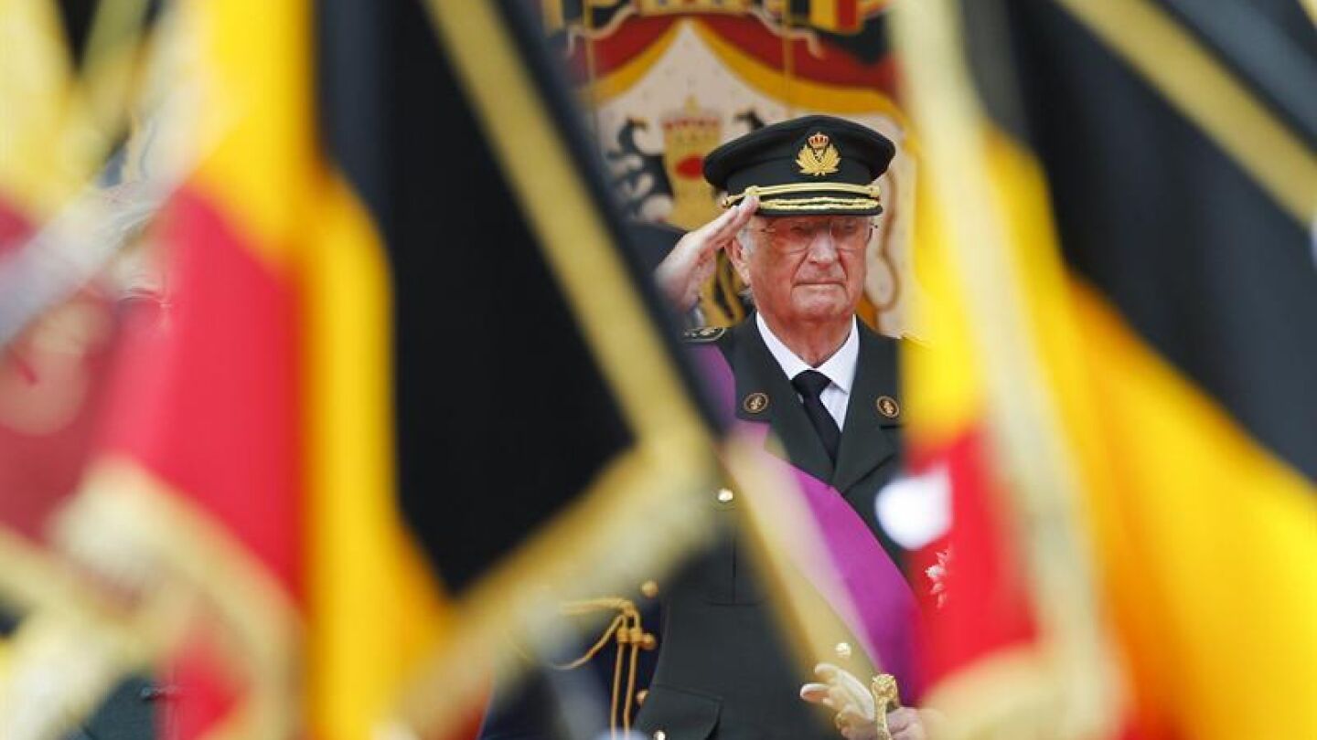 El rey Alberto II de B&eacute;lgica 