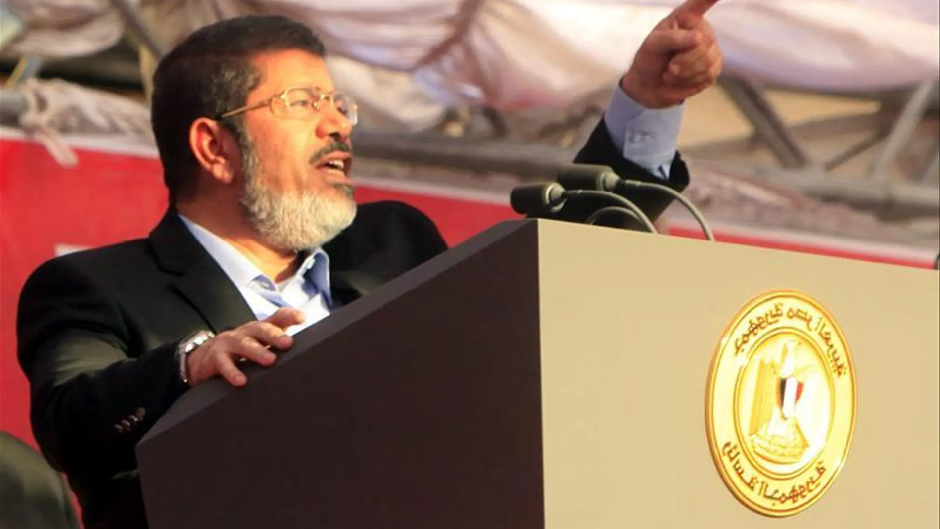 Mohamed Mursi se dirige al pueblo