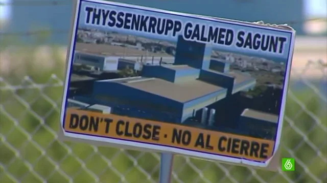 La empresa metalúrgica Thyssen Krupp puede dejar en la calle a 165 trabajadores en Sagunto La empresa metalúrgica Thyssen Krupp puede dejar en la calle a 165 trabajadores en Sagunto