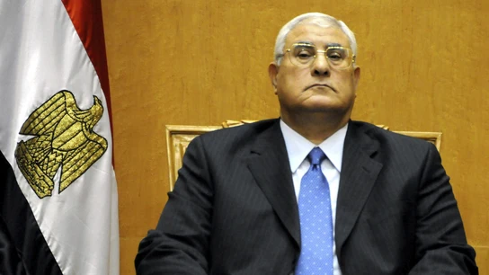 El nuevo presidente interino de Egipto, Adli Mansur. El nuevo presidente interino de Egipto, Adli Mansur.