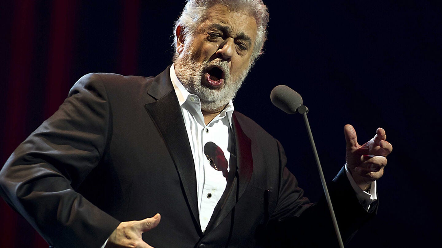 El tenor Pl&aacute;cido Domingo