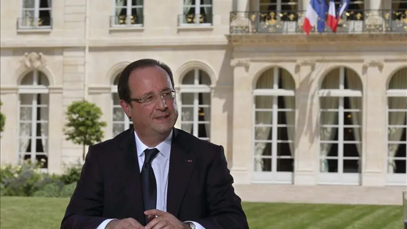 François Hollande, presidente francés