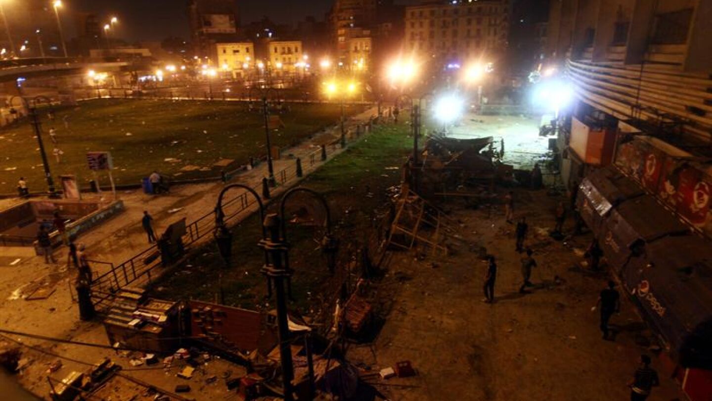 Vista de la plaza Rams&eacute;s en El Cairo
