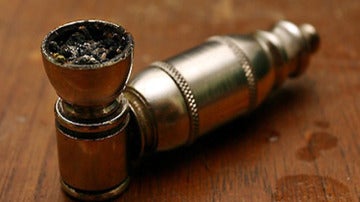 Una pipa de marihuana