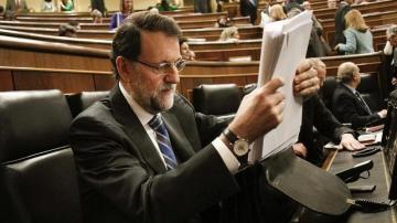 Mariano Rajoy en el Congreso de los Diputados (Archivo)