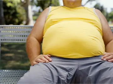 Padre obeso. Padre obeso.