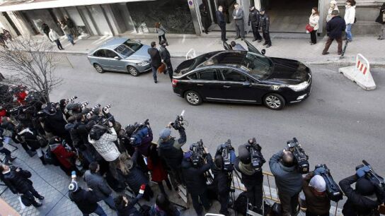 B&aacute;rcenas a su llegada a la Audiencia Nacional