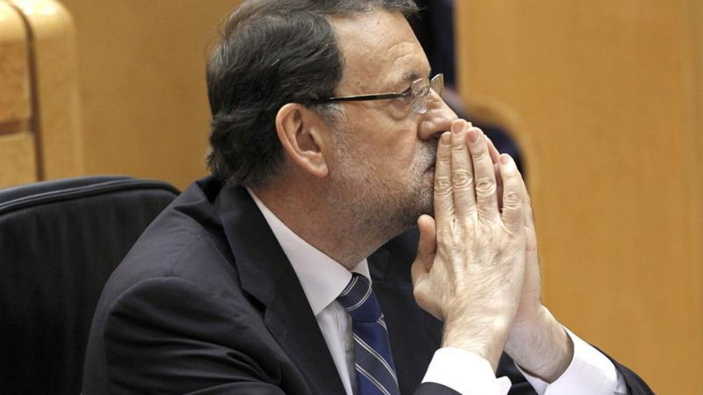Mariano Rajoy pensativo