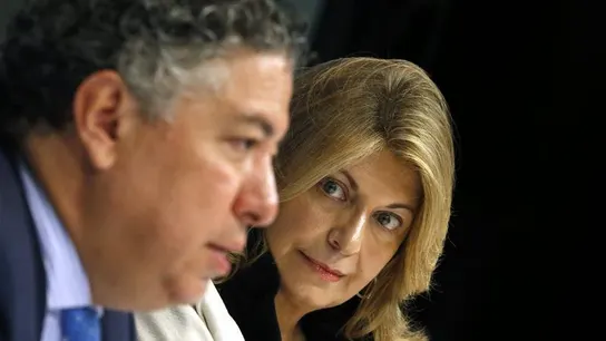 Los secretarios de Estado de Empleo, Engracia Hidalgo y de Seguridad Social, Tomás Burgos Los secretarios de Estado de Empleo, Engracia Hidalgo y de Seguridad Social, Tomás Burgos