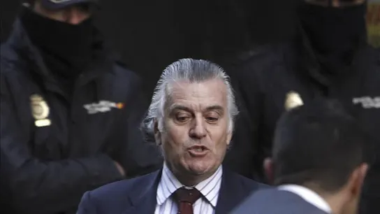 Bárcenas sale de la Audiencia Nacional Bárcenas sale de la Audiencia Nacional