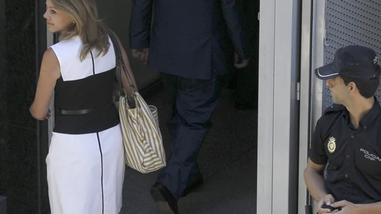 María Dolores de Cospedal llega a la Audiencia María Dolores de Cospedal llega a la Audiencia