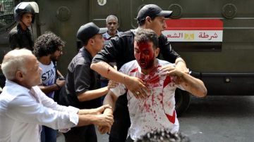 Herido en El Cairo con efectivos de las fuerzas de seguridad
