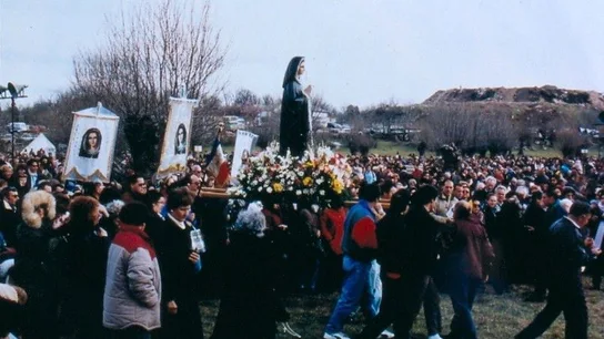 Imagen de archivo de una procesión en Prado Nuevo Imagen de archivo de una procesión en Prado Nuevo