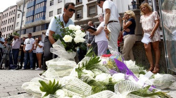 Homenaje a las víctimas del accidente de Spanair