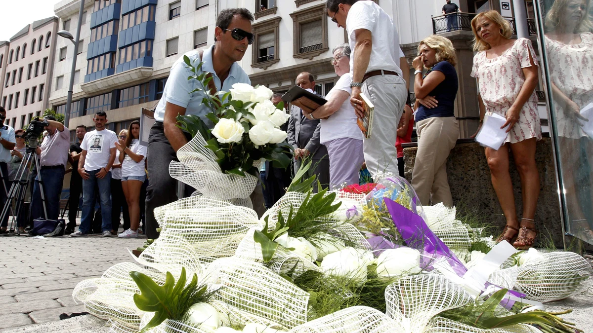 Homenaje a las víctimas del accidente de Spanair