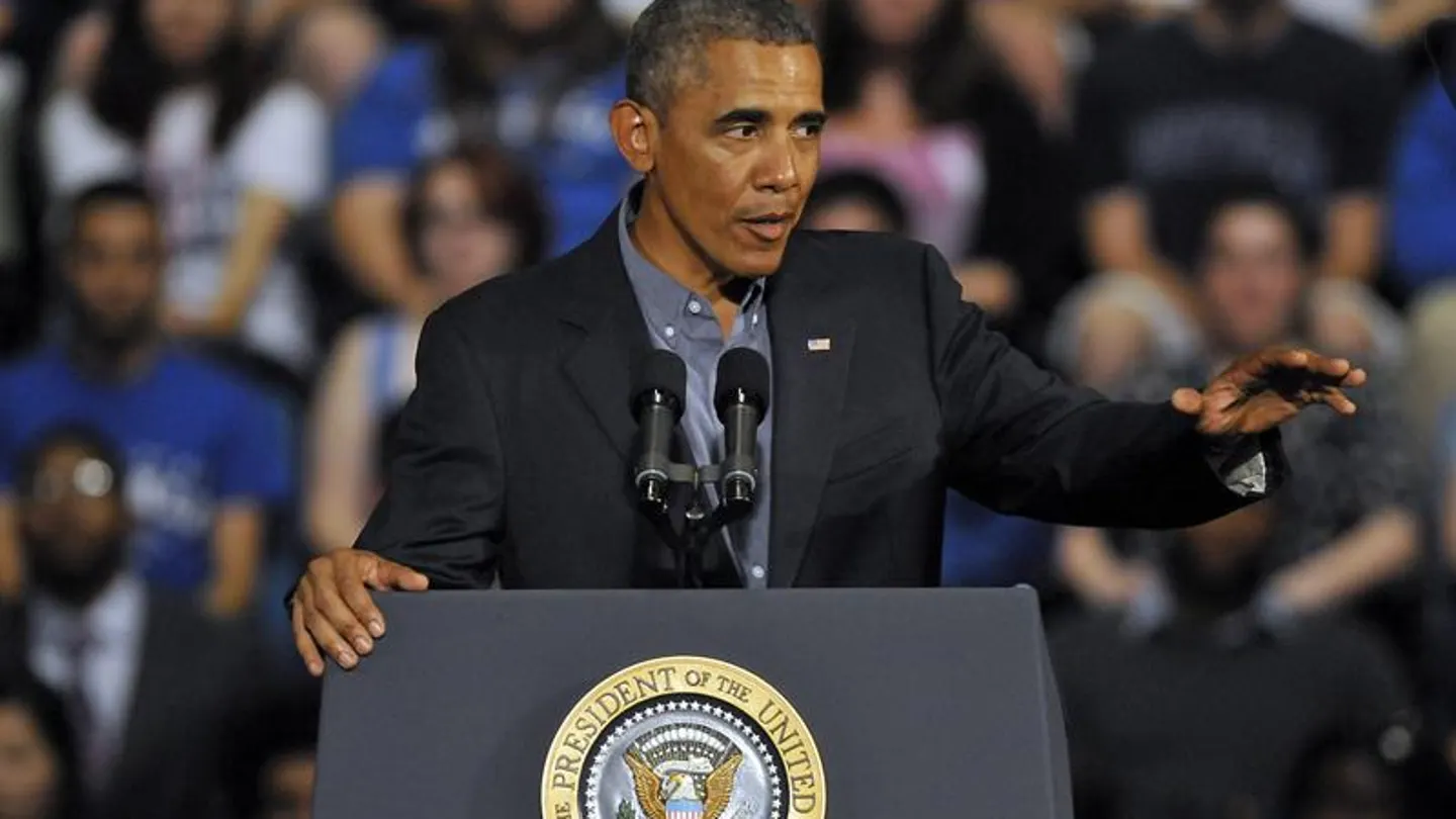 Barack Obama en la Universidad de Buffalo Barack Obama en la Universidad de Buffalo