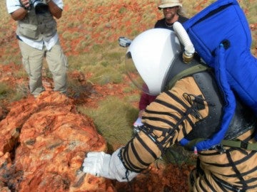 La NASA prepara trajes de astronautas para viajar a Marte