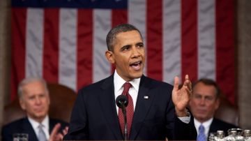 Barack Obama durante un acto en la Casa Blanca