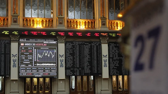 Imagen de la bolsa española. Imagen de la bolsa española.